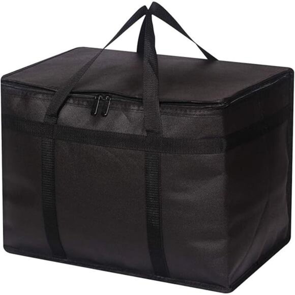 XL Insulated Reusable Grocery Bags with Sturdy Zipper Reinforced Bottom &Handles - Picture 8 of 8